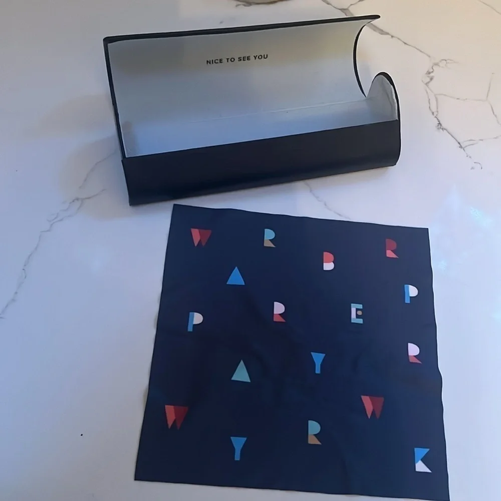 Warby Parker Aubrey Black Glasses N1100 51-19-142 Perfect Condition